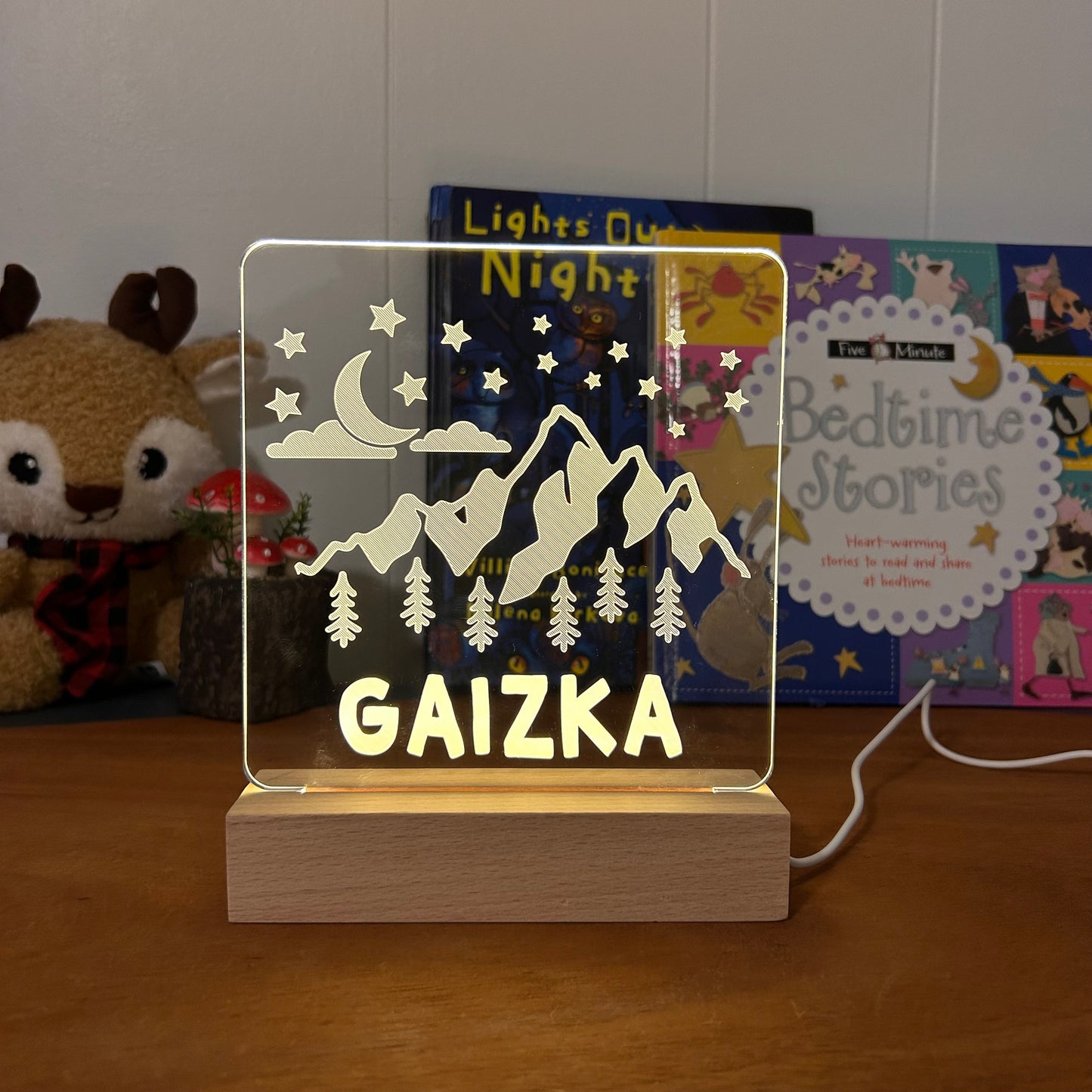Mountains - Personalized Night Light
