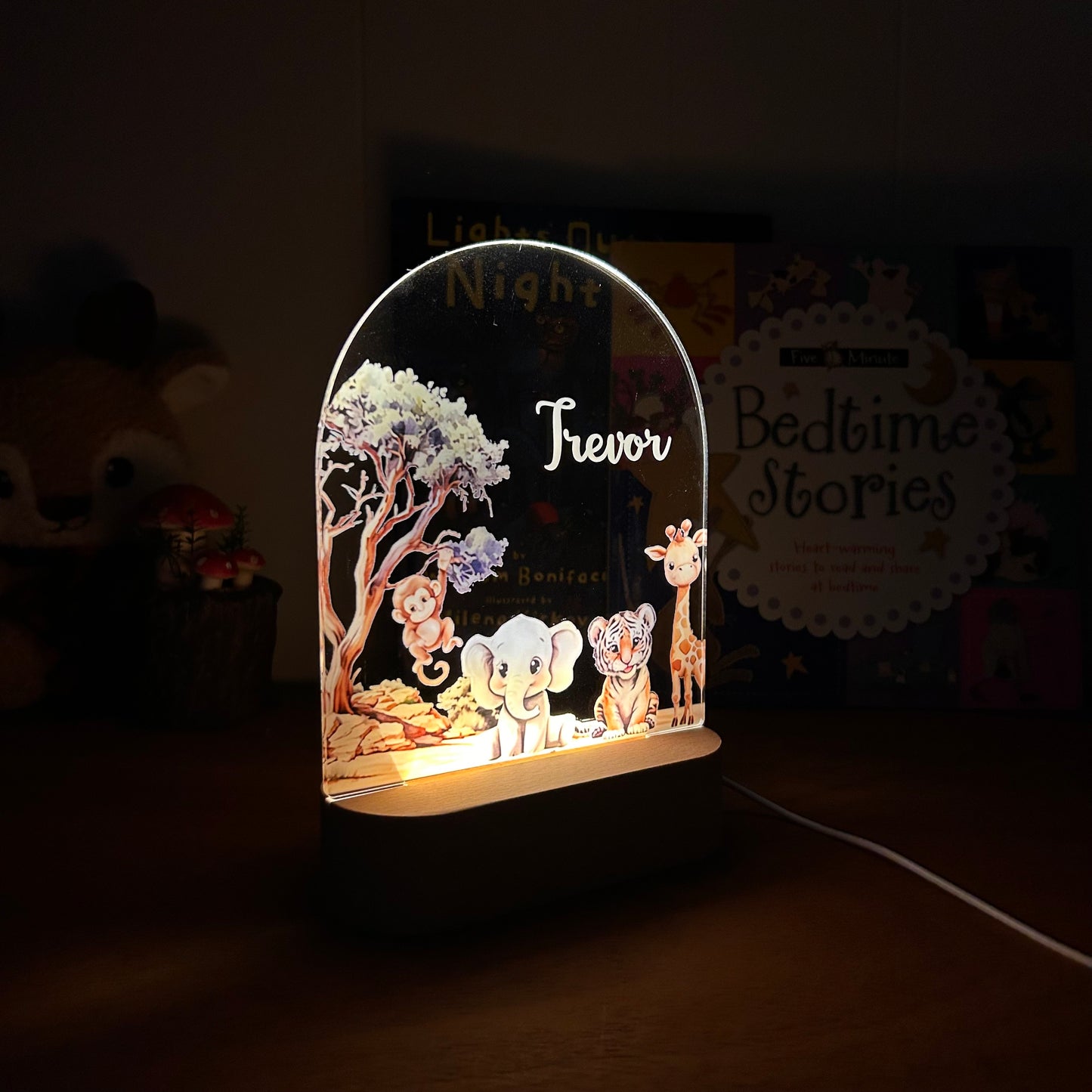 Safari Animals - Personalized Night Light