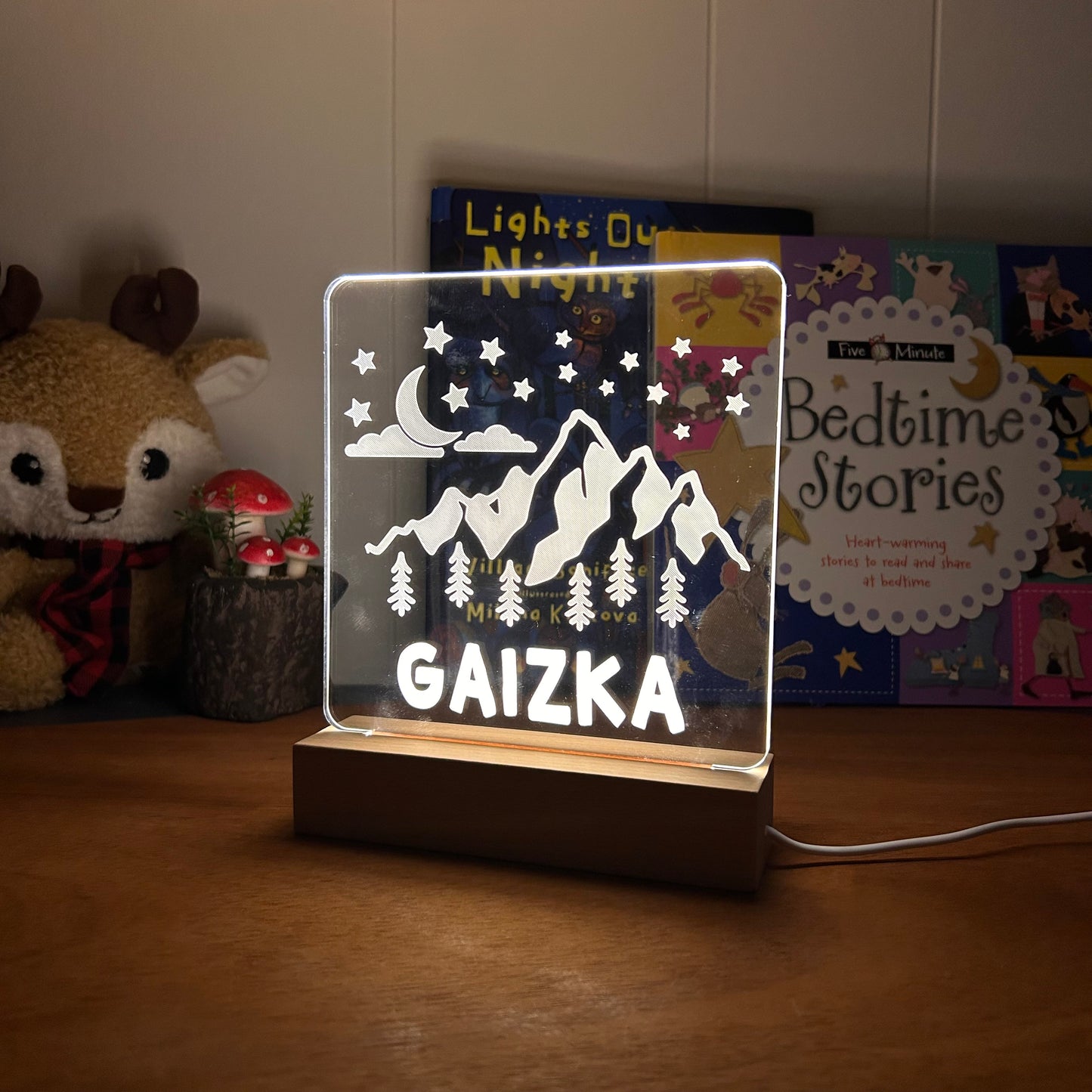 Mountains - Personalized Night Light