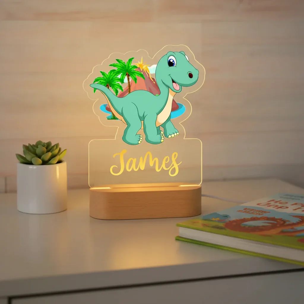 Dino bedside close-up