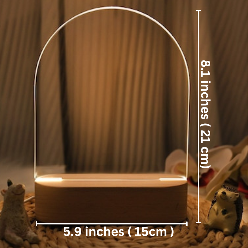 personalized night light