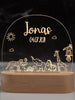 Line-drawn Safari Animals - Personalized Night Light