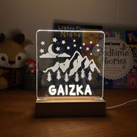 Mountains -  Personalized Night Light
