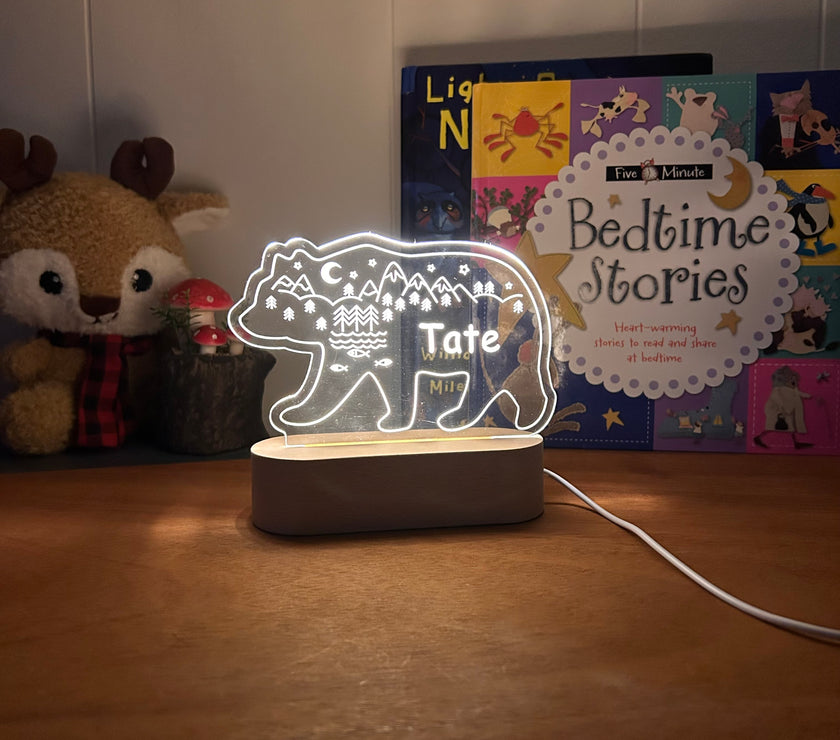 Bear - Personalized Night Light