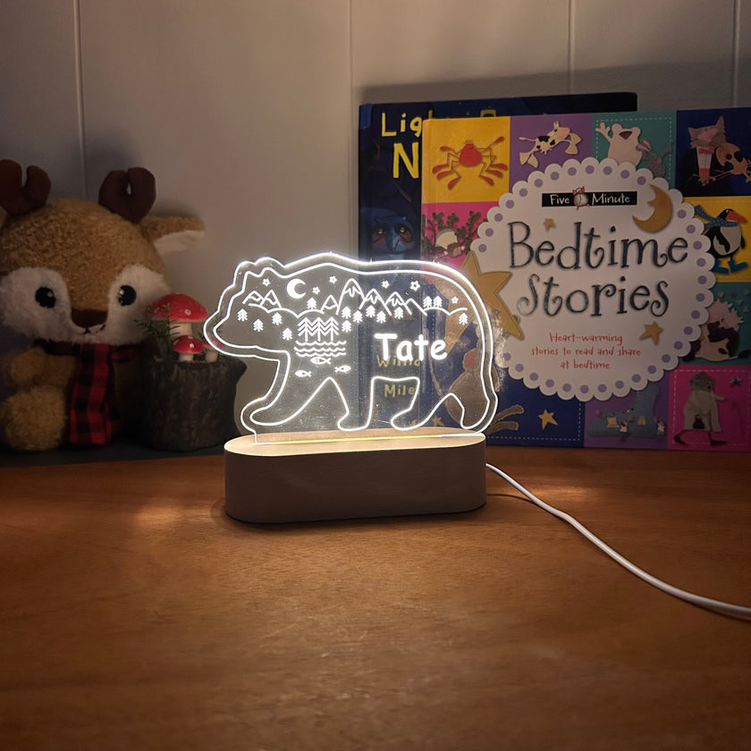 Bear - Personalized Night Light