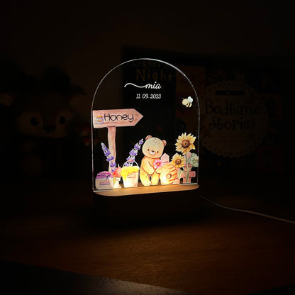 Bear & Honey - Personalized Night Light