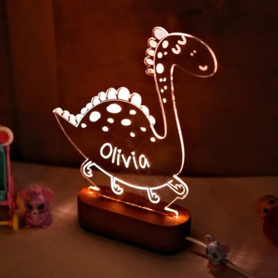 Apatosaurus hybrid dinosaur personalized night light