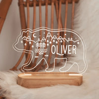 Bear Personalized Night Lamp for Kids