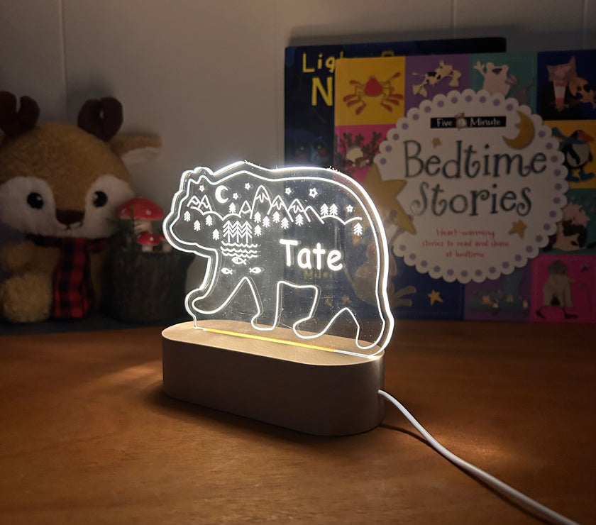 Bear - Personalized Night Light