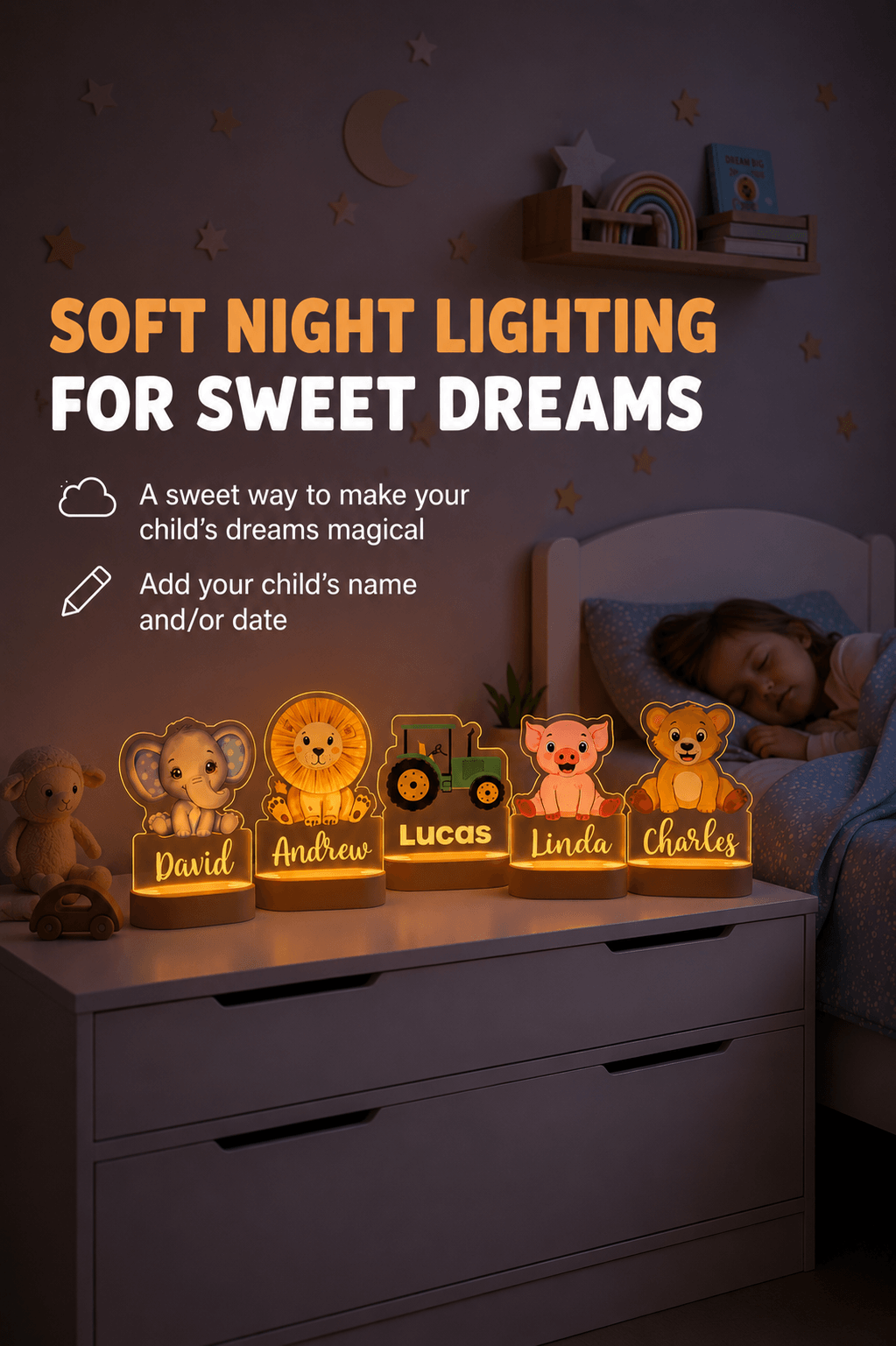 Children's night lights Custom Table Lamps