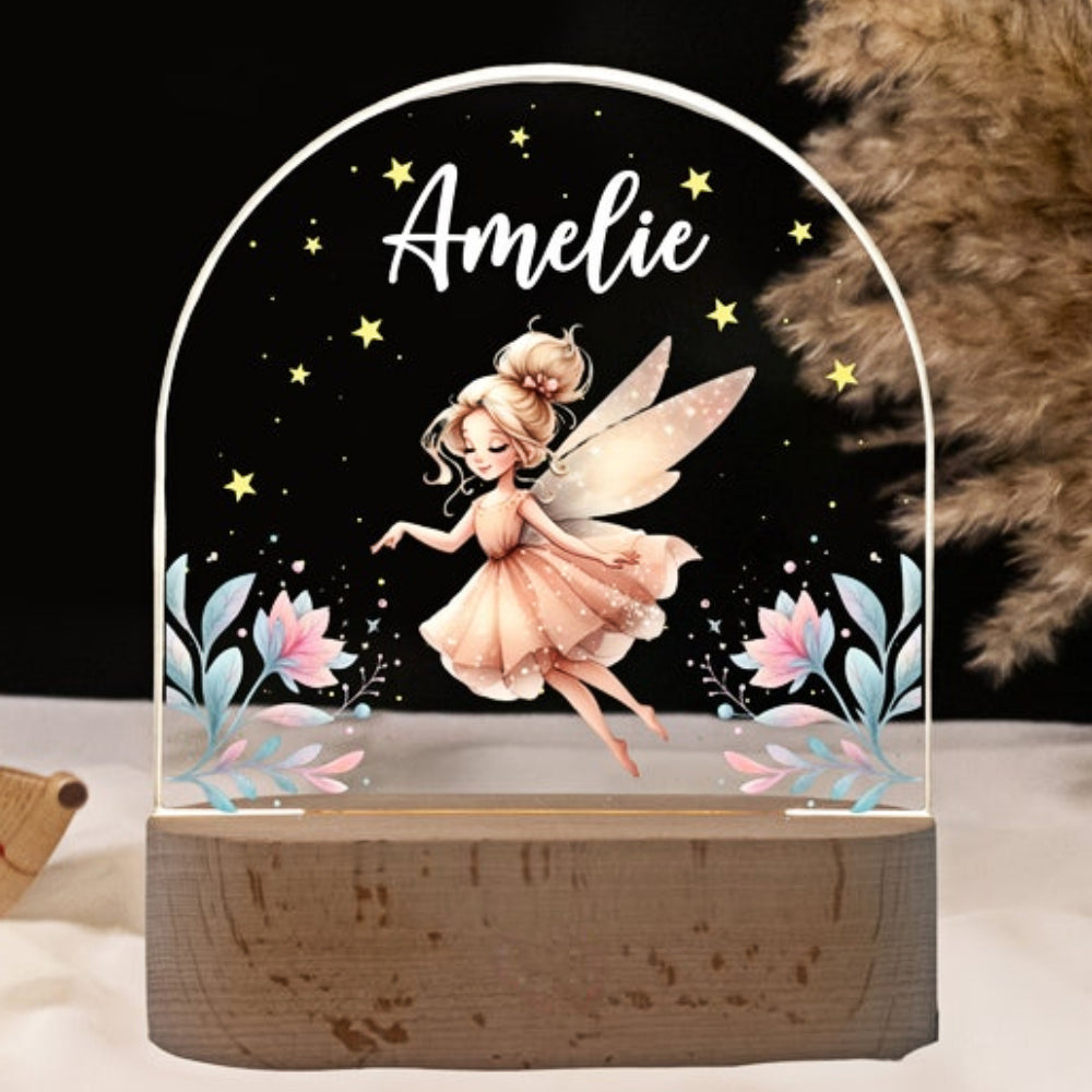 Cute fairy personalized night light