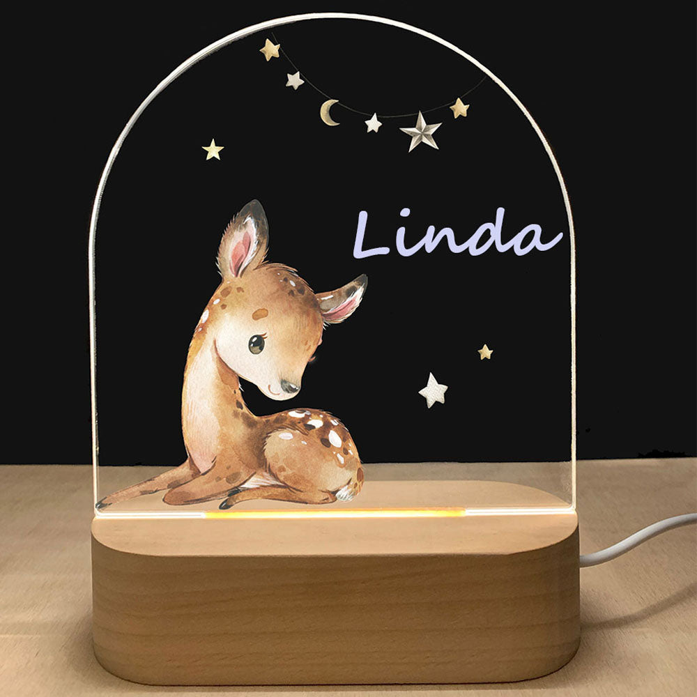 Deer custom night light