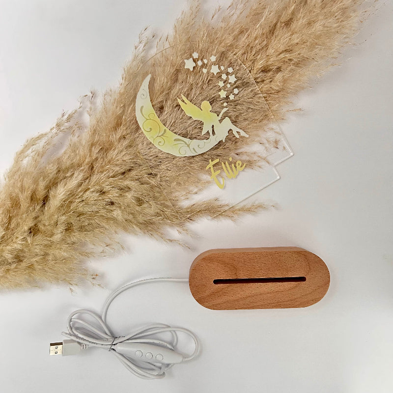 Fairy Personalized Night Light for Girls