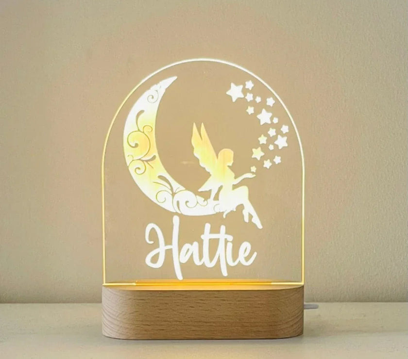 Fairy custom name night light