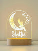  Fairy and the moon custom name light for kids