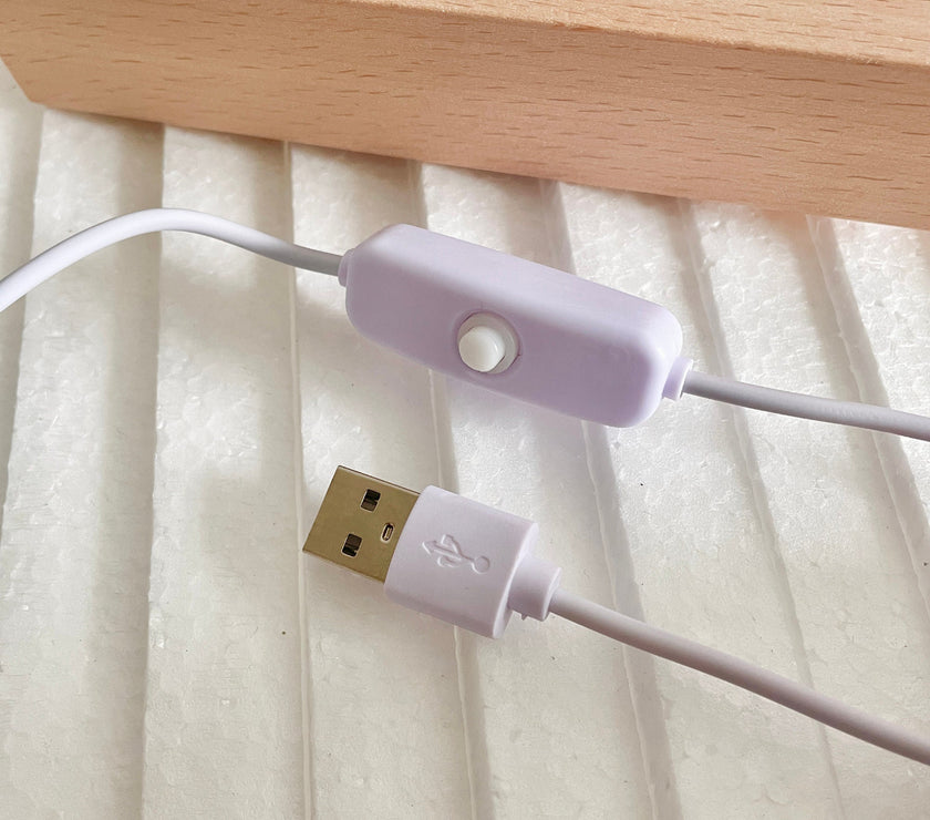 USB cable for Personalized Night Light 