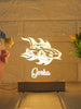 Race car personalized night light with name