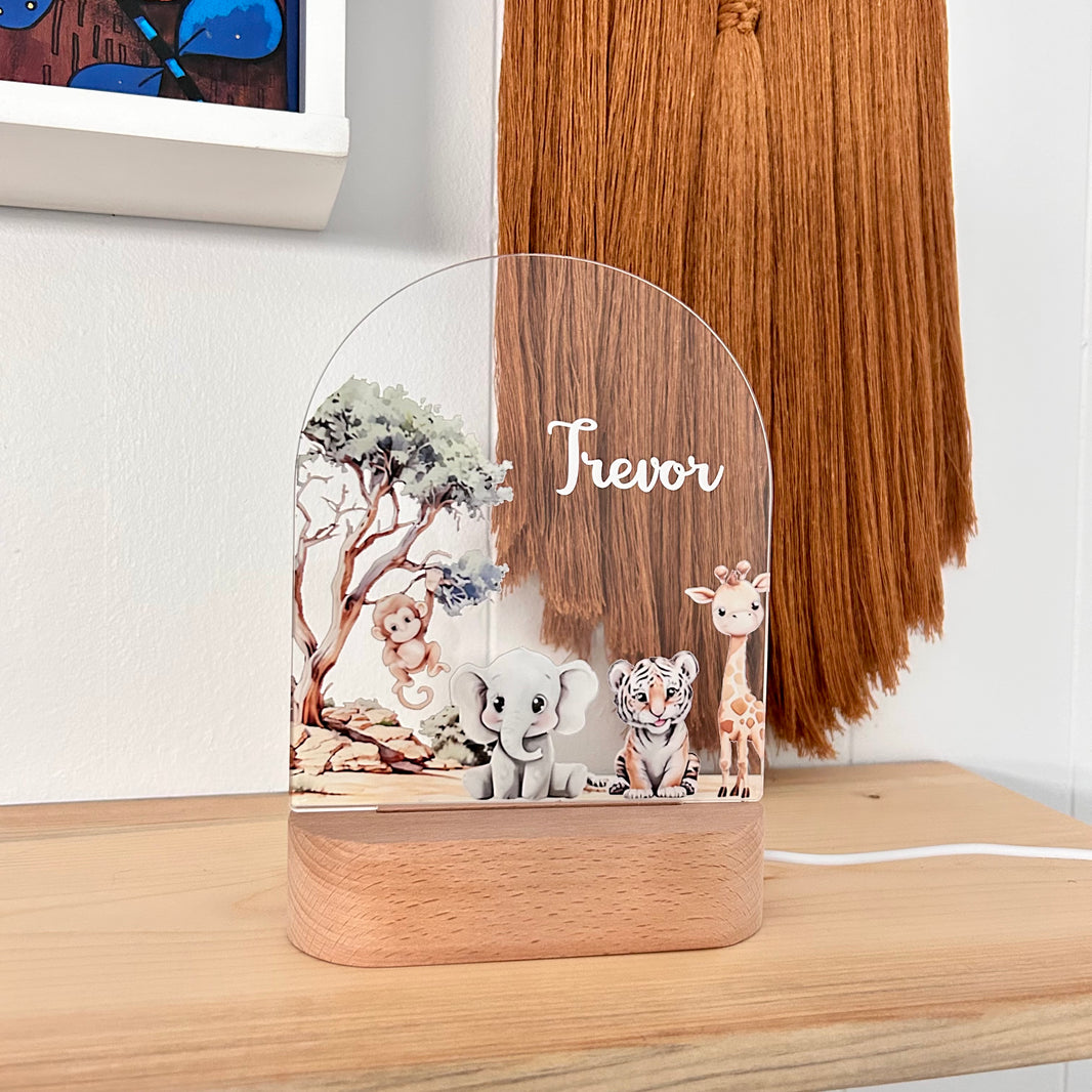 Animal personalized night lamp for kids