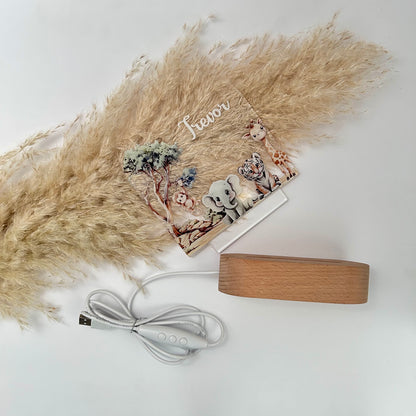 Animal personalized night lamp for kids