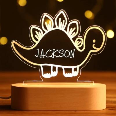 Spinosaurus personalized night light