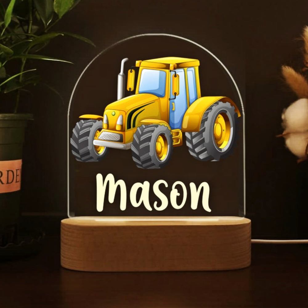  Tractor Personalized night light 