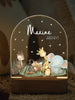 cute personalized animal night light
