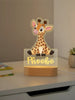 Baby Giraffe - Zebra Background