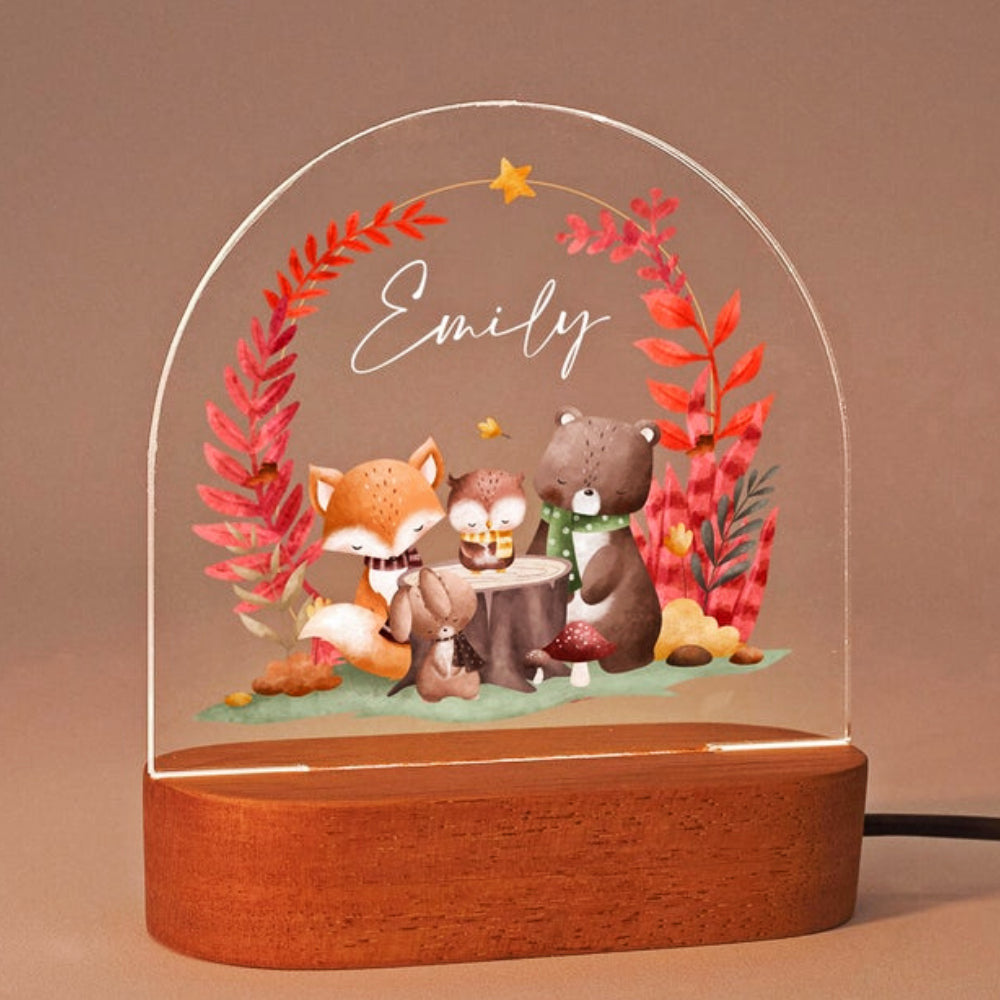 bear and fox custom name light pg