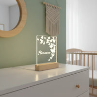 Personalized Butterfly Night Light for Kids Custom Name Nursery & Bedtime Lamp - Custom Table Lamps