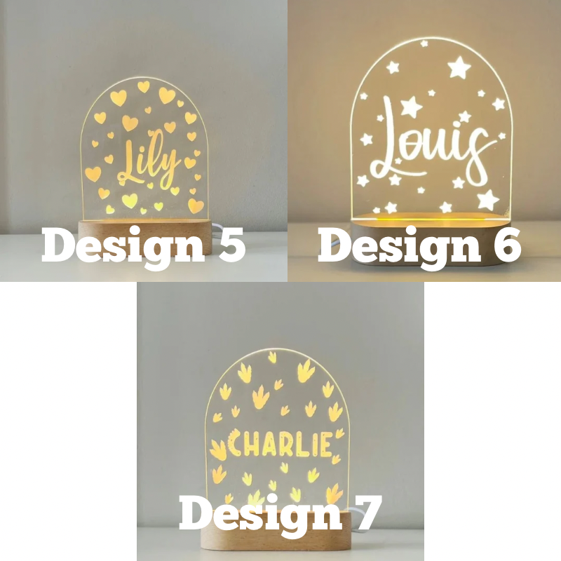 design two custom name night light