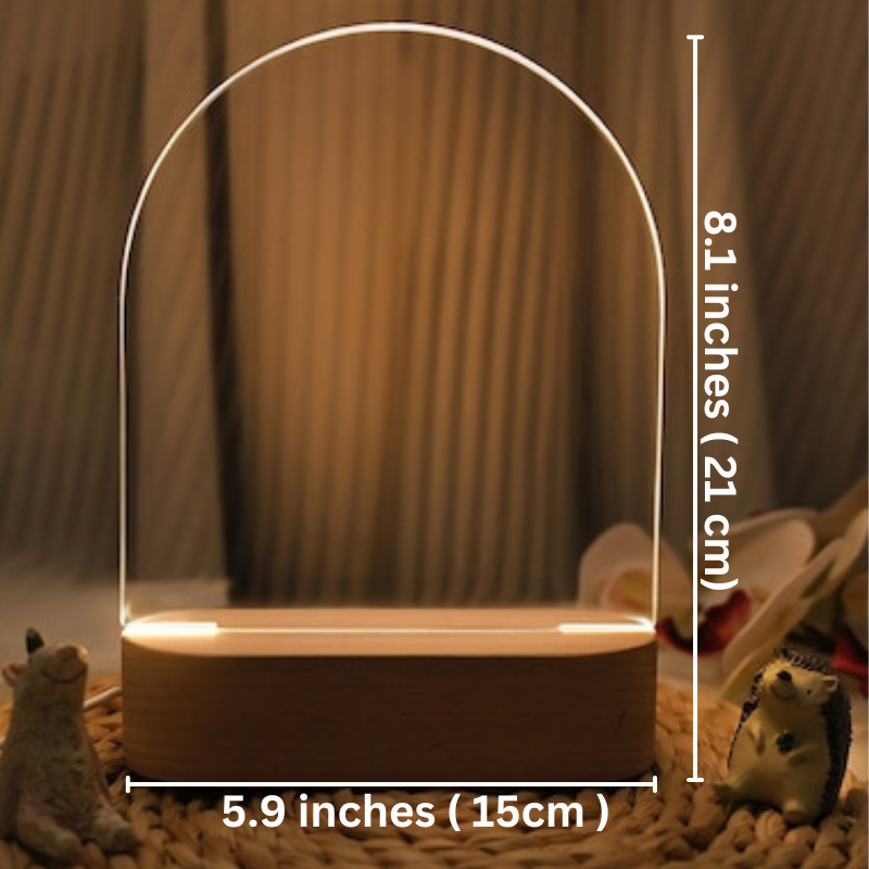 clear night light dimensions