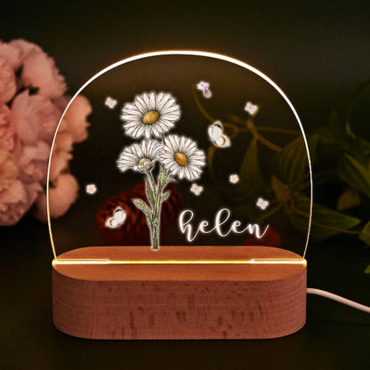 dandelion flower custom floral name light pg