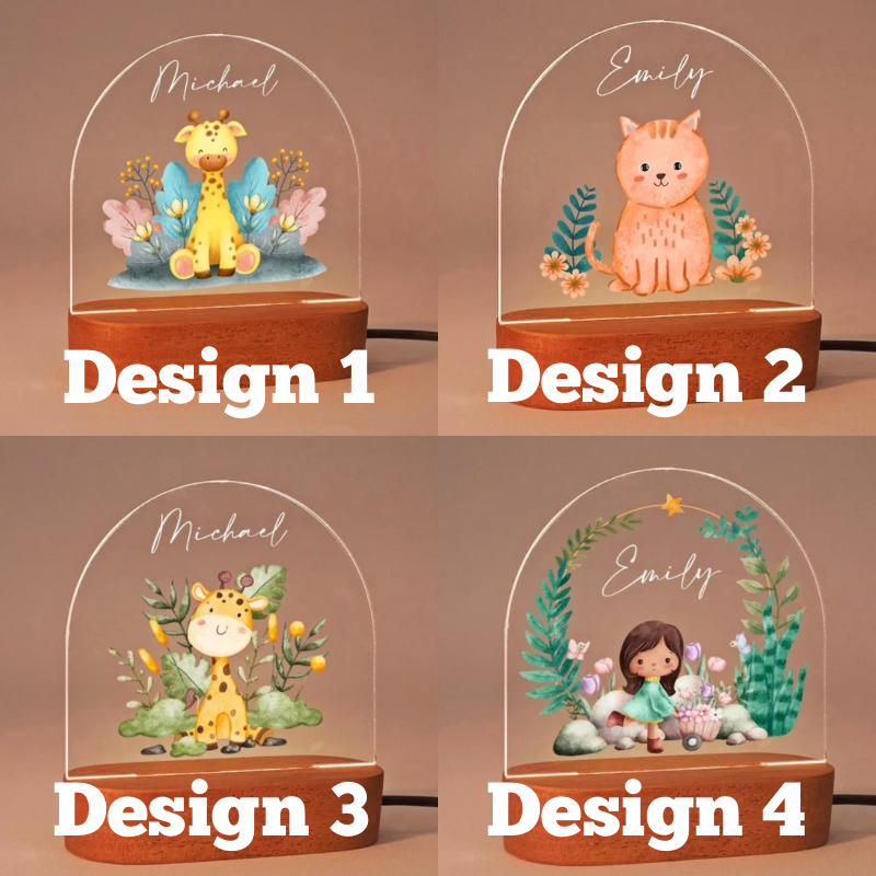 cute animals custom name light pg