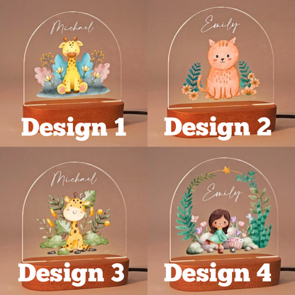 cute animals custom name light pg