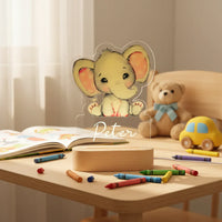 Elephant desk close-up