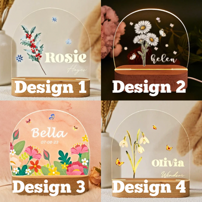 flower custom floral name light design pg