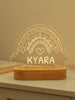 Rainbow Night Light Personalized Children's Name Lamp Custom Nursery Newborn Bedroom