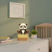 Panda Personalized Kids's Animal Night Light Custom Name Acrylic Lamp Baby Kids Bedroom Decor