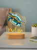 Turtle Personalized Night Light Custom Name Acrylic Lamp for Baby or Kids Bedroom