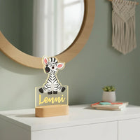 Personalized Children Animal Night Light Custom Name Acrylic Lamp Baby Kids Bedroom Decoration Neonate Birthday Christmas Gift