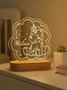 Baby Unicorn Personalized kids Night Light Custom Name Acrylic Lamp for Kids Bedroom or Nursery