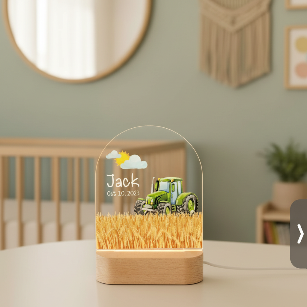 Green Tractor - Day Centered