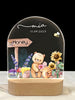 honey bear personalized led night light