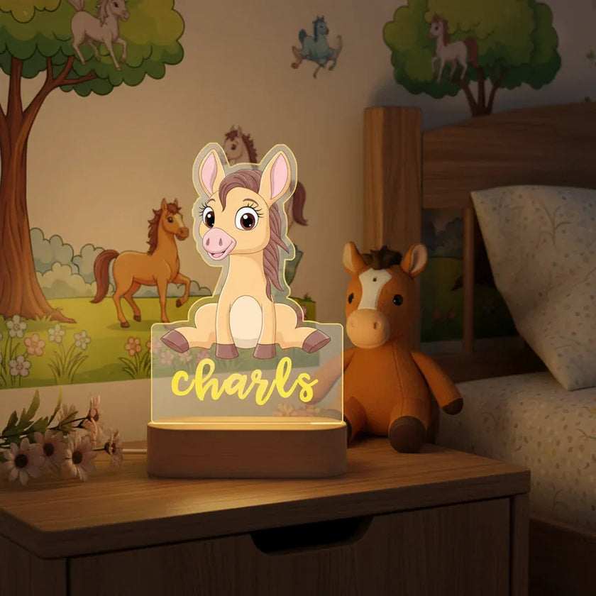 Horse themed room nightstand