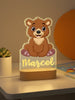 Kids bedside table close-up