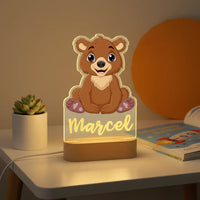 Kids bedside table close-up