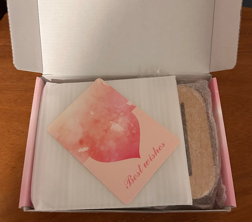 a personalized night lamp package box