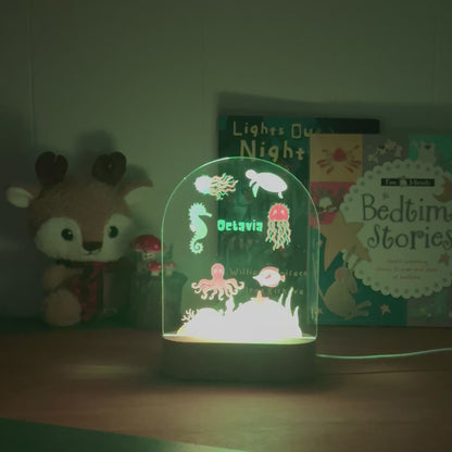 Sea Creatures - Personalized Night Light