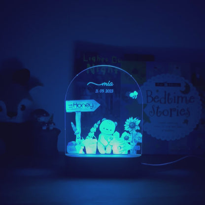 Bear & Honey - Personalized Night Light