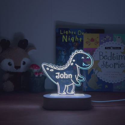Velociraptor Dinosaur - Personalized Night Light